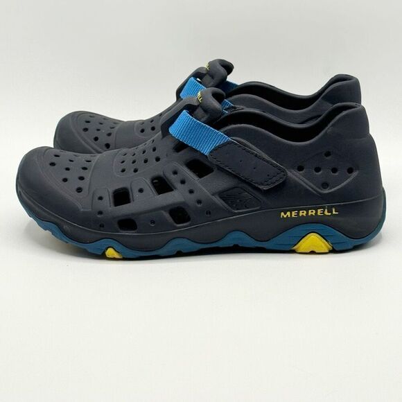 Merrell Blue Hydro Cannon Waterproof Sandals - Kids US 4 - Picture 4 of 10